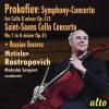 Prokofiev. Saint-Saëns. Cellokoncerter. Rostropovich